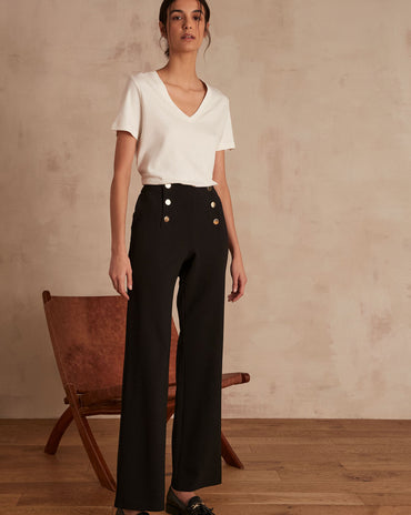 PANTALON À PONT HUBERT