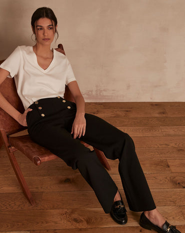 PANTALON À PONT HUBERT