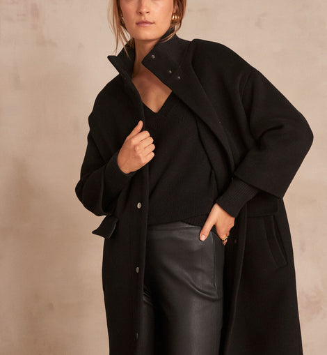 MANTEAU EN LAINE MAGDA