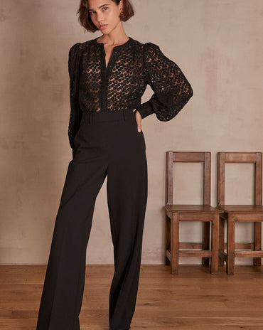 PANTALON DE TAILLEUR LARGE LAYLA