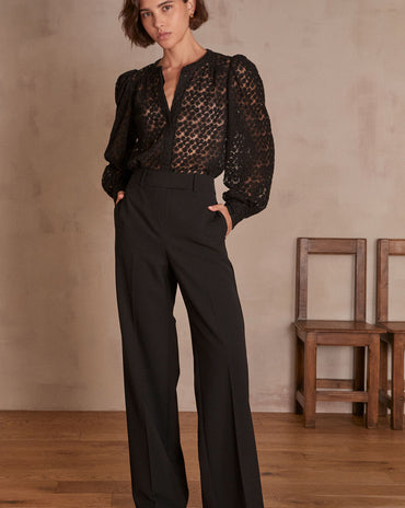 PANTALON DE TAILLEUR LARGE LAYLA