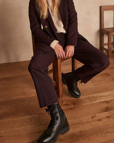 VESTE DE TAILLEUR FLORINE RAYE