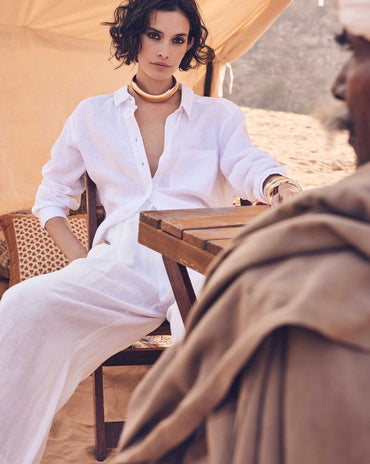 PANTALON EN LIN PRINCE