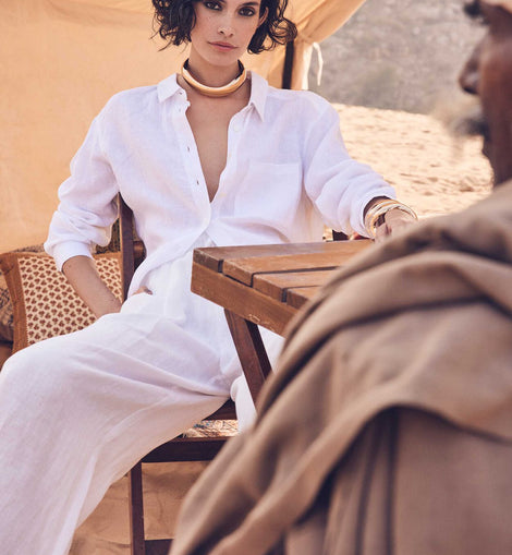 PANTALON EN LIN PRINCE