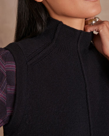 PULL SANS MANCHES EN LAINE CANDICE