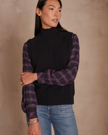 PULL SANS MANCHES EN LAINE CANDICE