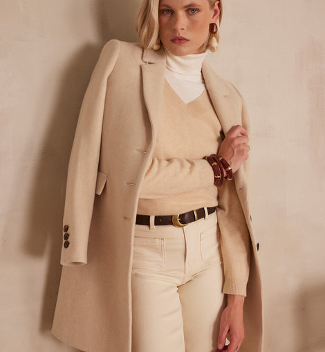 MANTEAU  EN LAINE ANABELLE BIS