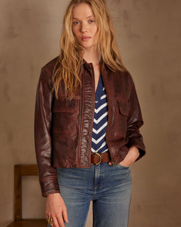VESTE EN CUIR COCO
