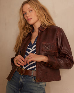 VESTE EN CUIR COCO