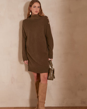 ROBE EN LAINE LINA