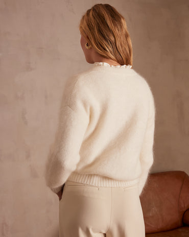 GILET EN MOHAIR LOU