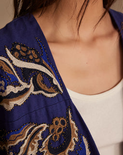 VESTE NOURIA BRODÉE EN COTON