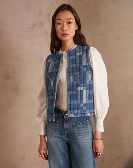 VESTE SANS MANCHES MATELASSÉE SOLINE