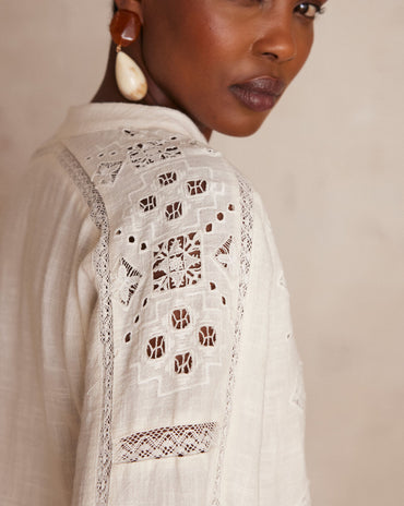 BLOUSE PAULINE EN 100% COTON