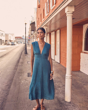 ROBE LONGUE LILY EN RAMIE