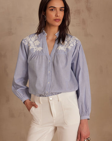 BLOUSE PROVIDENCE EN COTON