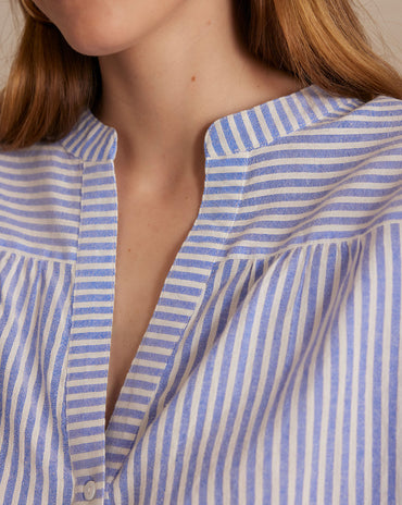 BLOUSE À RAYURES PRAGUE EN COTON