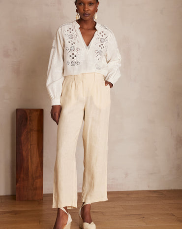 PANTALON BASTIEN EN  LIN