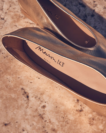 BALLERINES MONA EN CUIR