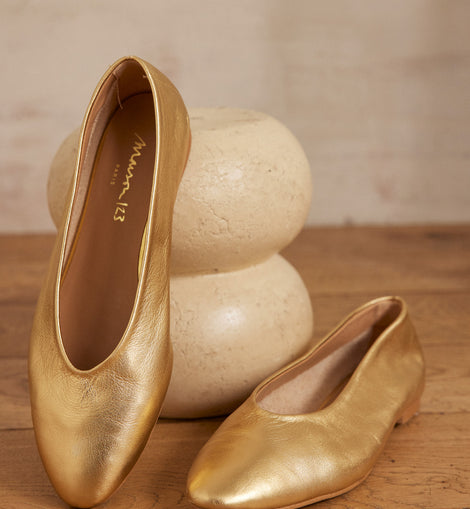 BALLERINES MONA EN CUIR
