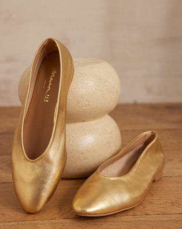 BALLERINES MONA EN CUIR