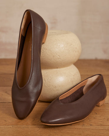 BALLERINES MONA EN CUIR
