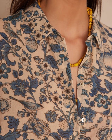 CHEMISIER COLETTE 100% COTON