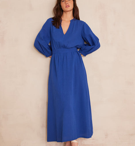 ROBE LONGUE MIRANA EN COTON