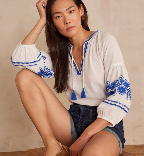 CHEMISE SIRENE EN COTON