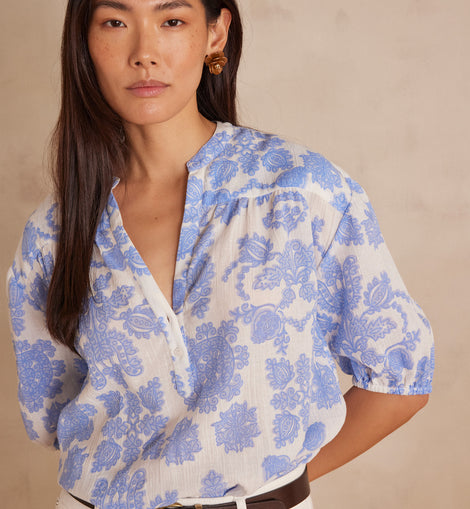 BLOUSE SUN EN COTON