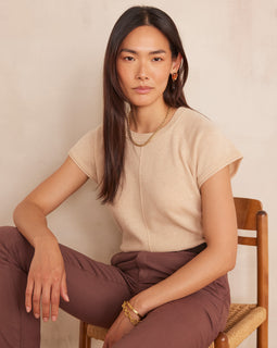 PULL SANS MANCHES BILL 100% CACHEMIRE