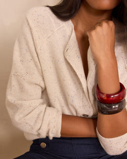 CARDIGAN BILLY BIS EN 100% CACHEMIRE