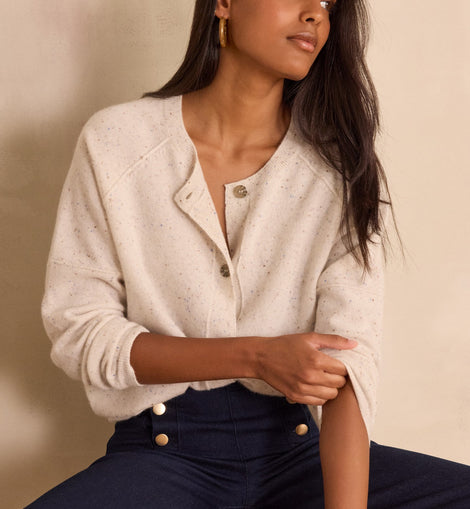 CARDIGAN BILLY BIS EN 100% CACHEMIRE