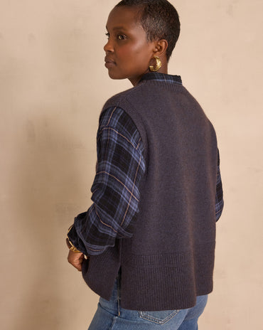 PULL SANS MANCHES BARCLAY EN LAINE
