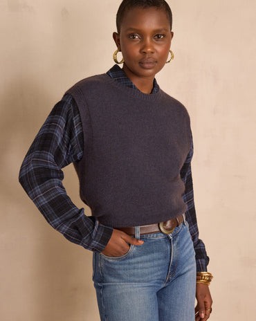 PULL SANS MANCHES BARCLAY EN LAINE