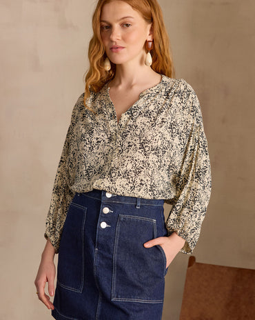 BLOUSE PROMISE IMPRIMÉE