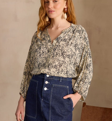 BLOUSE PROMISE IMPRIMÉE