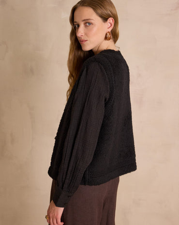 PULL BAYANE EN LAINE SANS MANCHES