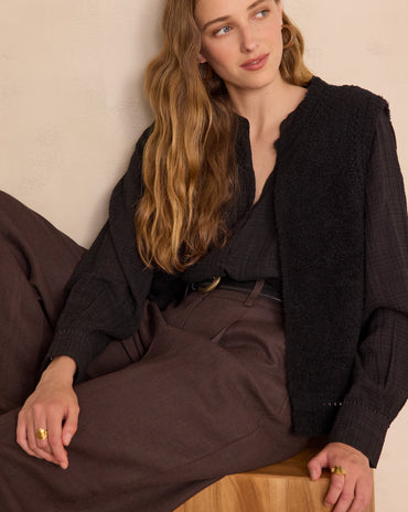 PULL BAYANE EN LAINE SANS MANCHES