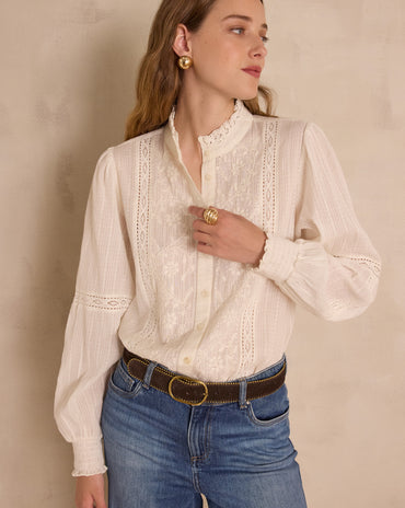 BLOUSE SOPHIA EN 100% COTON