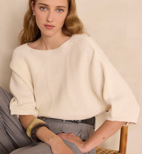 PULL BAMBOU 100% LAINE