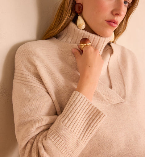 PULL COL V BALTHAZAR EN LAINE