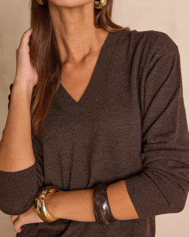 PULL COL V BOB EN LAINE