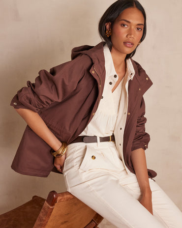 PARKA COURTE ANNETTE EN COTON