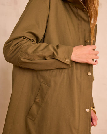 PARKA LONGUE ANITA EN COTON