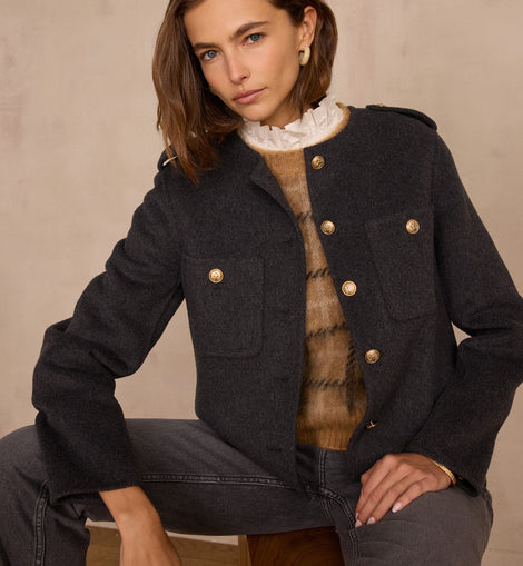 VESTE PERINE EN LAINE