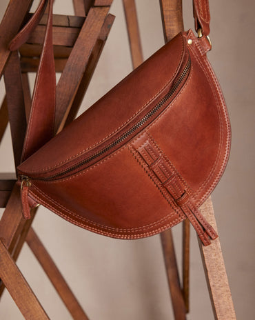 SAC BANANE LUCIEN EN CUIR