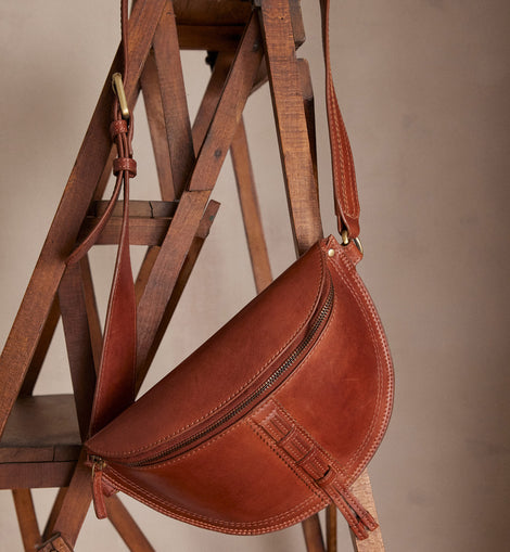 SAC BANANE LUCIEN EN CUIR
