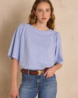 T-SHIRT ANGELE EN CHANVRE ET COTON