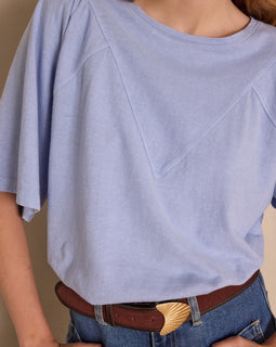 T-SHIRT ANGELE EN CHANVRE ET COTON